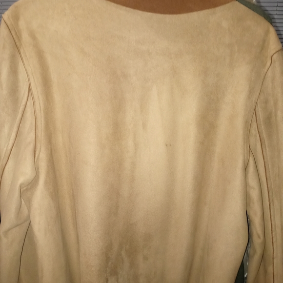 FU  DA jacket/coat large men tan - Picture 3 of 3